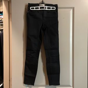 Madewell 9” high rise skinny black jeans